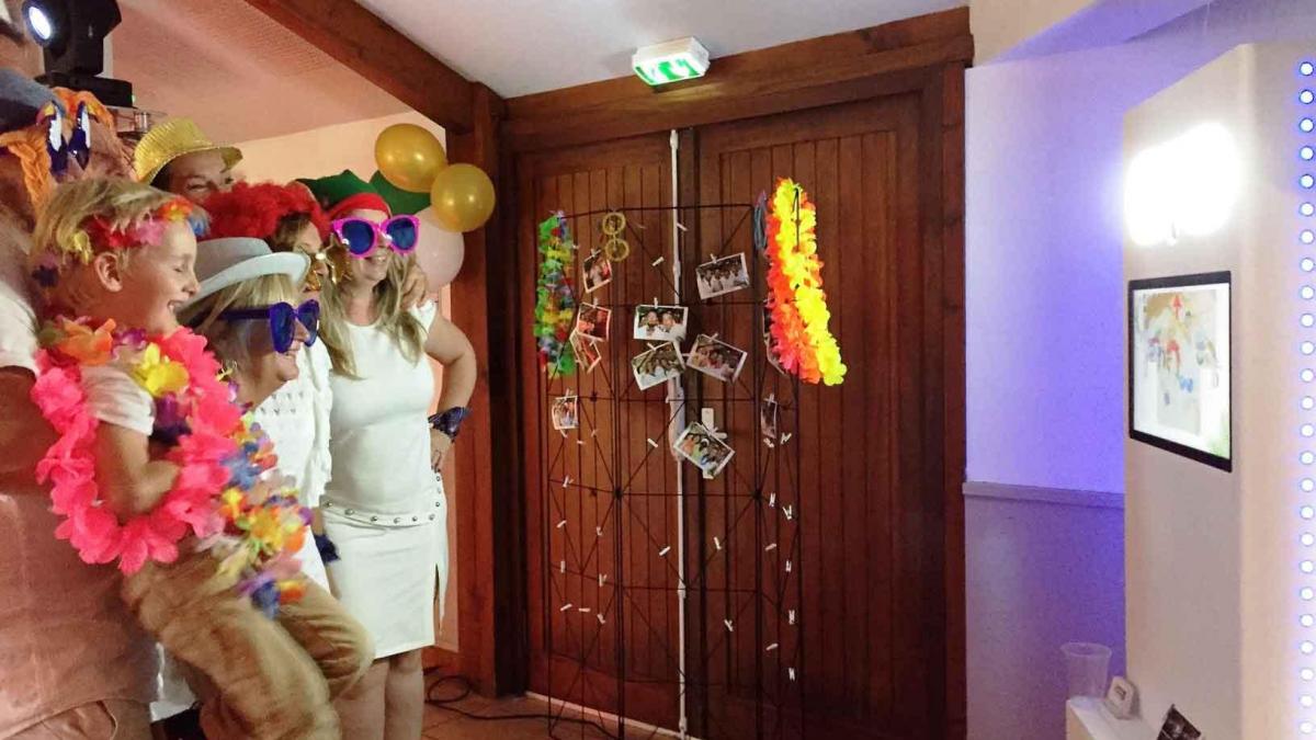 Location borne à selfie anniversaire mariage Landes